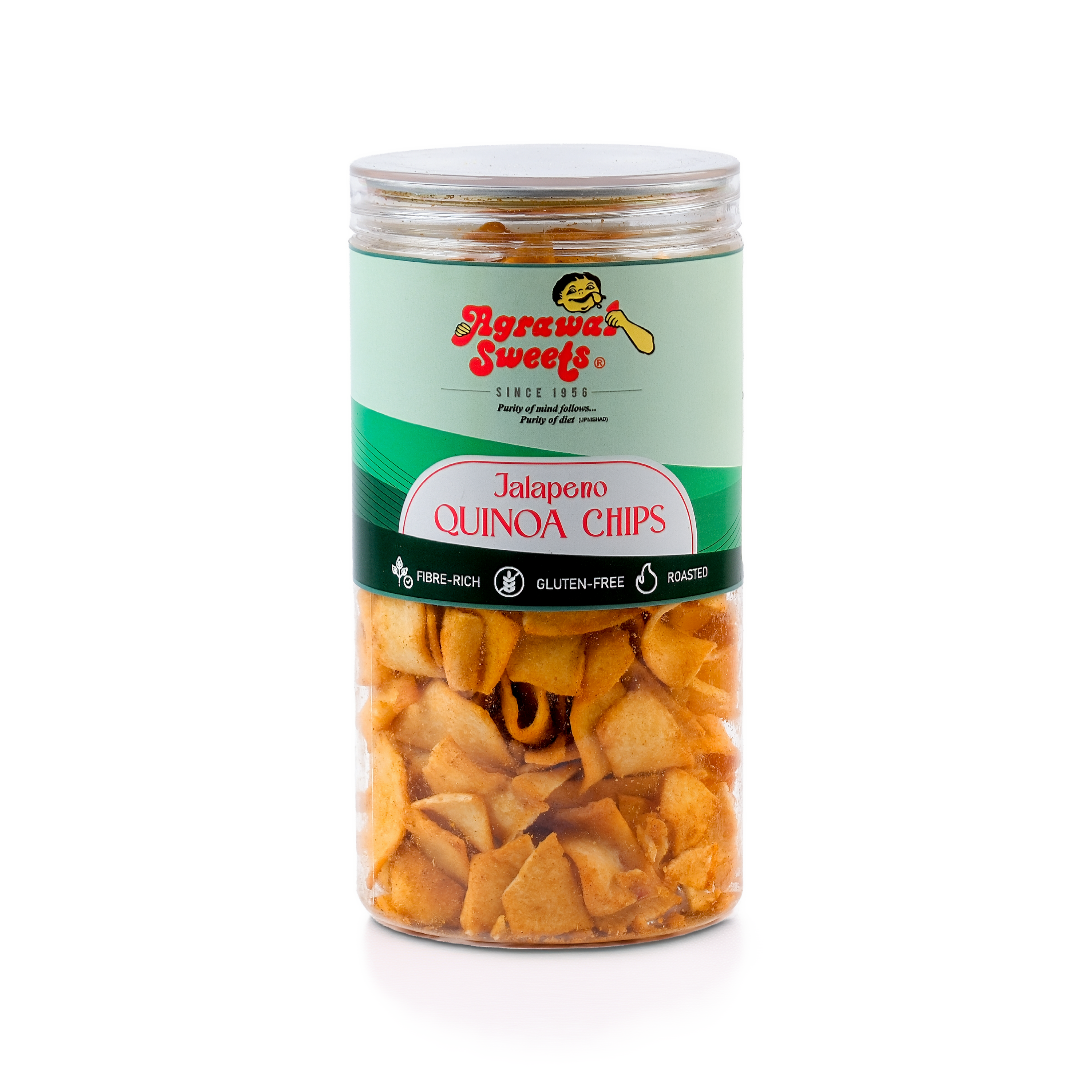 JALAPENO QUINOA CHIPS - 130 Grams