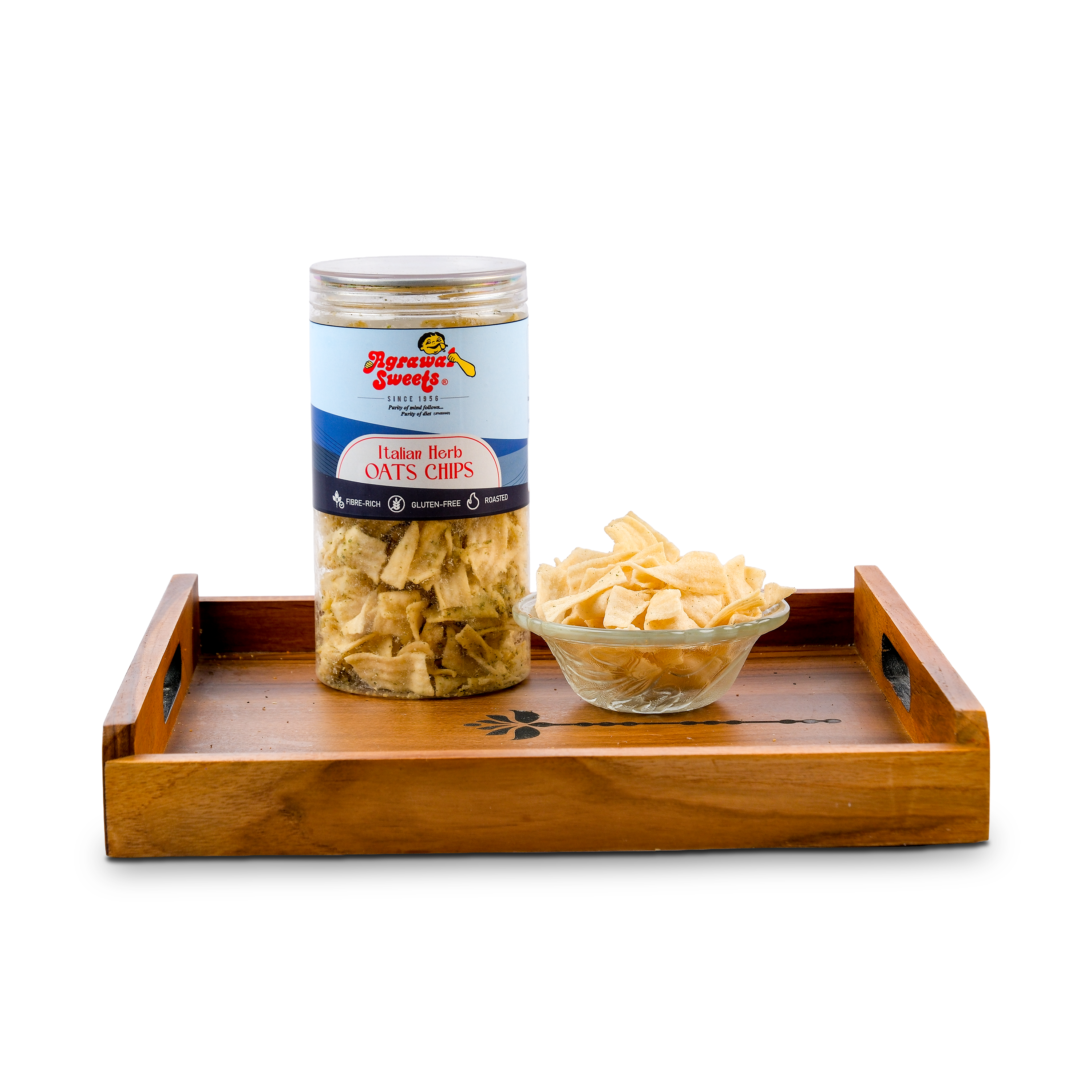 ITALIAN HERB OATS CHIPS - 130 Grams