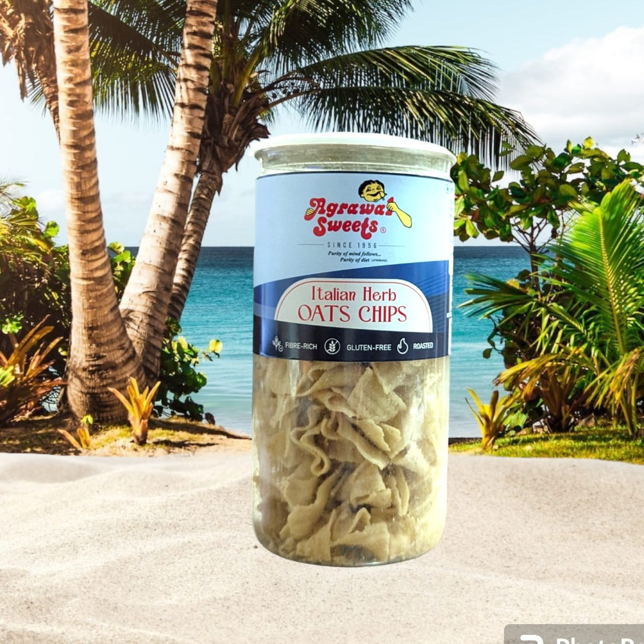 ITALIAN HERB OATS CHIPS - 130 Grams Agrawal Sweets